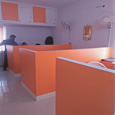 square-6 office interior designer in Erode